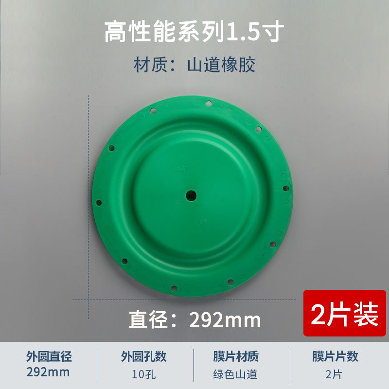 292mm 10孔1.5寸綠色山道膜片ARO